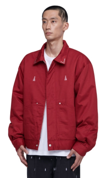 NOMANUAL(ノーマニュアル)    STD WORK JACKET - RED