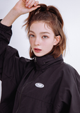 デイライフ(Daylife)  DAYLIFE WARM-UP CROP JACKET (BLACK)