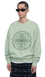 NOMANUAL(ノーマニュアル) EBM SWEATSHIRT - SAGE GREEN