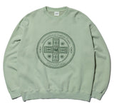 NOMANUAL(ノーマニュアル) EBM SWEATSHIRT - SAGE GREEN