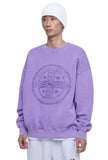 NOMANUAL(ノーマニュアル) EBM SWEATSHIRT - PURPLE