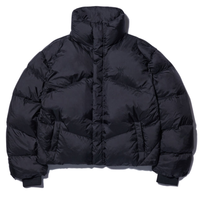 NOMANUAL(ノーマニュアル) SHORT DOWN PUFFER JACKET - BLACK