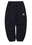 NOMANUAL(ノーマニュアル) BOUCLE ARCH LOGO SWEATPANTS - BLACK