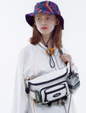 デイライフ(Daylife)  DAYLIFE FLAP STRING WAIST BAG (IVORY)