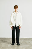 SSY(エスエスワイ)  hoody zip-up cape cardigan ivory