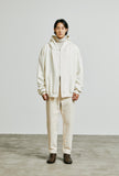 SSY(エスエスワイ)  hoody zip-up cape cardigan ivory