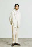 SSY(エスエスワイ)  hoody zip-up cape cardigan ivory