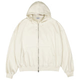 SSY(エスエスワイ)  hoody zip-up cape cardigan ivory