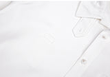 SSY(エスエスワイ)  balmacaan welt pocket shirt jacket white