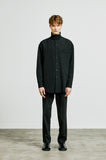 SSY(エスエスワイ)  balmacaan welt pocket shirt jacket black