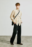 SSY(エスエスワイ)  trench welt pocket shirt jacket beige