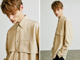 SSY(エスエスワイ)  trench welt pocket shirt jacket beige