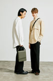 SSY(エスエスワイ)  trench welt pocket shirt jacket beige