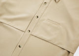 SSY(エスエスワイ)  trench welt pocket shirt jacket beige