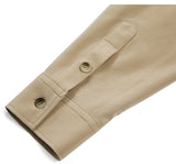 SSY(エスエスワイ)  trench welt pocket shirt jacket beige