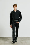 SSY(エスエスワイ)  essential welt pocket slacks black