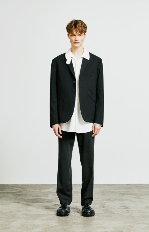 SSY(エスエスワイ)  essential double welt pocket blazer