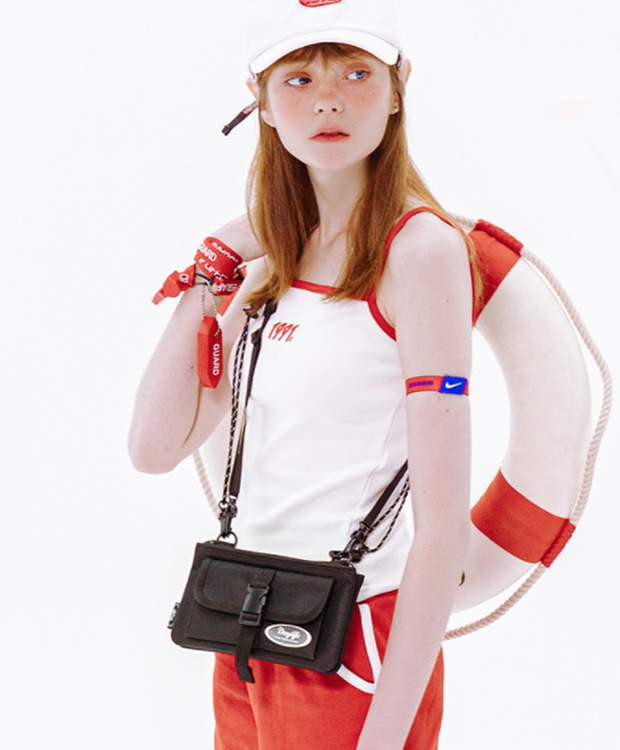 デイライフ(Daylife)  DAYLIFE TWIN SACOCHE BAG (BLACK)