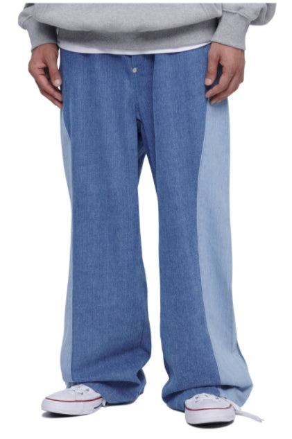 NOMANUAL(ノーマニュアル) A.P DENIM PANTS - BLUE