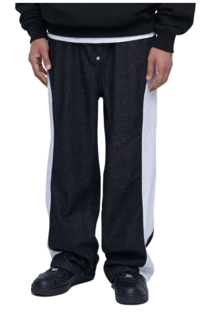 NOMANUAL(ノーマニュアル) A.P DENIM PANTS - BLACK