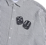 NOMANUAL(ノーマニュアル) SQUARE WORLD SHIRT - WHITE