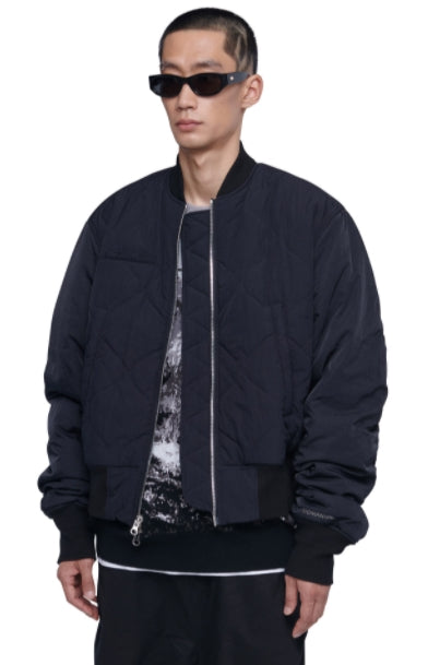 NOMANUAL(ノーマニュアル)    QUILTED MA-1 - BLACK