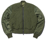 NOMANUAL(ノーマニュアル)   QUILTED MA-1 - KHAKI