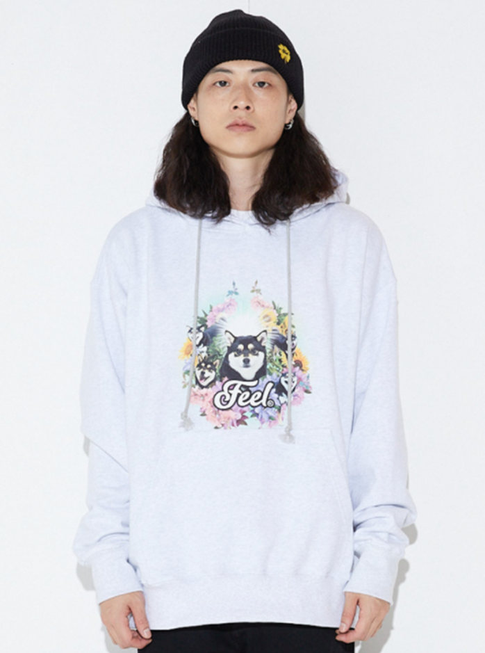 FEEL ENUFF (フィールイナフ) SHIBA HOODIE / GRAY