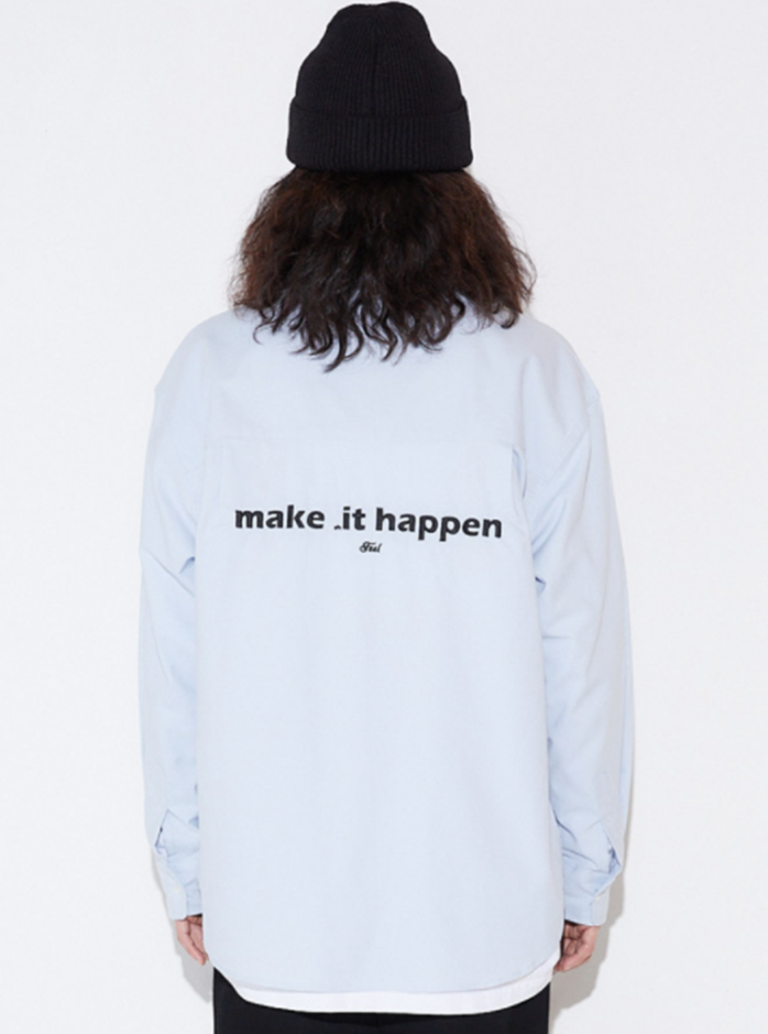 FEEL ENUFF (フィールイナフ) FEEL OXFORD SHIRTS / SKYBLUE