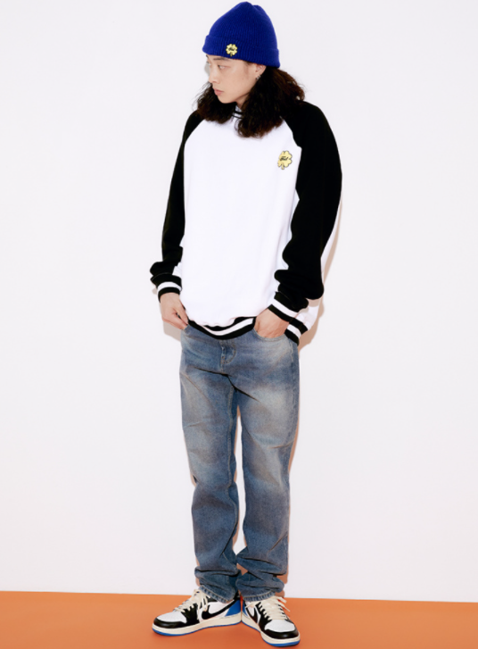 FEEL ENUFF (フィールイナフ) CLOVER CREWNECK / WHITE