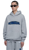 NOMANUAL(ノーマニュアル) BOUCLE ARCH LOGO HOODIE - MELANGE