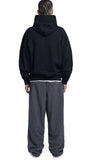NOMANUAL(ノーマニュアル) H.L HOODIE - BLACK
