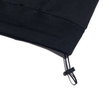 NOMANUAL(ノーマニュアル) PINTUCK HOODIE - BLACK