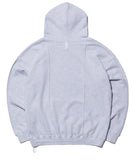 NOMANUAL(ノーマニュアル) PINTUCK HOODIE - WHITE MELANGE