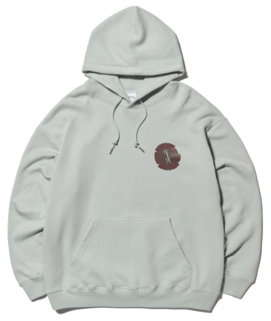 NOMANUAL(ノーマニュアル) H.S LOGO HOODIE - LIGHT KHAKI