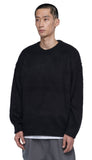 NOMANUAL(ノーマニュアル) PLAIN MOHAIR KNIT - BLACK