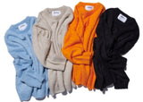NOMANUAL(ノーマニュアル) PLAIN MOHAIR KNIT - BLUEGRAY