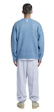 NOMANUAL(ノーマニュアル) PLAIN MOHAIR KNIT - BLUEGRAY