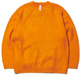 NOMANUAL(ノーマニュアル) PLAIN MOHAIR KNIT - ORANGE