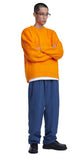 NOMANUAL(ノーマニュアル) PLAIN MOHAIR KNIT - ORANGE
