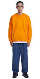 NOMANUAL(ノーマニュアル) PLAIN MOHAIR KNIT - ORANGE
