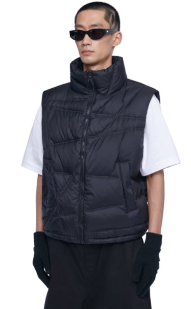 NOMANUAL(ノーマニュアル) N.B.C.S PADDED VEST - BLACK