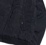 NOMANUAL(ノーマニュアル) NYLON PADDED HOODED ZIP UP JACKET - BLACK