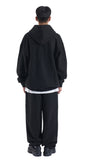NOMANUAL(ノーマニュアル)  3T ARCH LOGO SWEATPANTS - BLACK