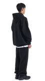 NOMANUAL(ノーマニュアル)  3T ARCH LOGO SWEATPANTS - BLACK