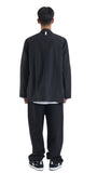 NOMANUAL(ノーマニュアル)  3T ARCH LOGO SWEATPANTS - BLACK