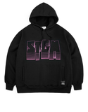 STIGMA(スティグマ)  NOISE OVERSIZED HEAVY SWEAT HOODIE BLACK