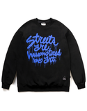 STIGMA(スティグマ)  DRIP OVERSIZED HEAVY SWEAT CREWNECK BLACK