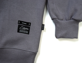 STIGMA(スティグマ)  DRIP OVERSIZED HEAVY SWEAT CREWNECK PURPLE GRAY