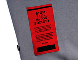 STIGMA(スティグマ)  DRIP OVERSIZED HEAVY SWEAT CREWNECK PURPLE GRAY